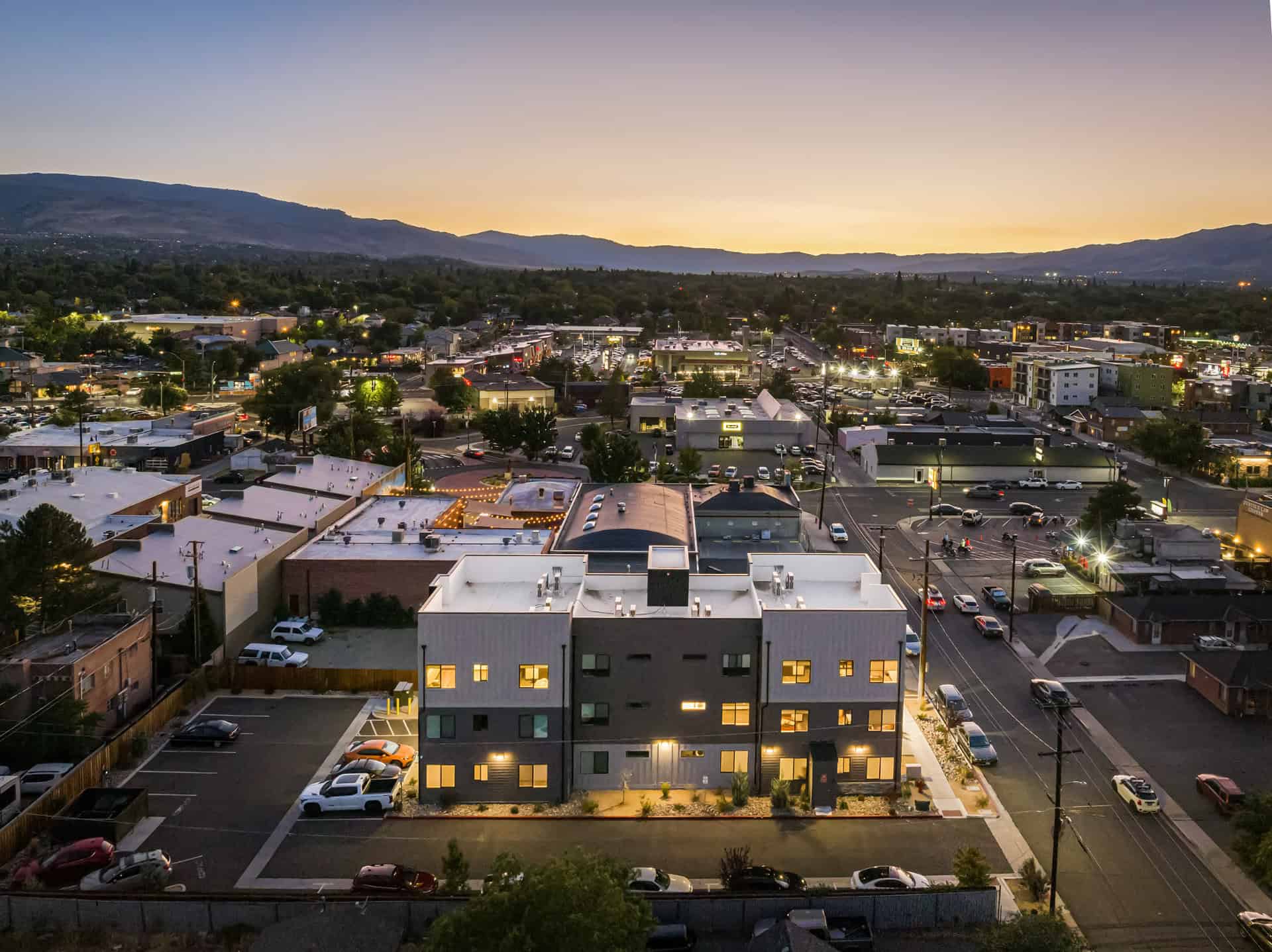 Mountain Skyline at 320 Grand Canyon Mews Apartment for Rent in Reno